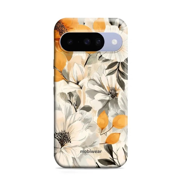 Husa rezistenta Mobiwear Elite Pro, Google Pixel 10, multicolor, material plastic si TPU, design cu flori