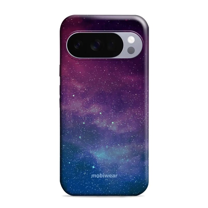 Husa telefon rezistenta Mobiwear Elite Pro, Google Pixel 10 Pro, multicolor, 2 straturi, fialova