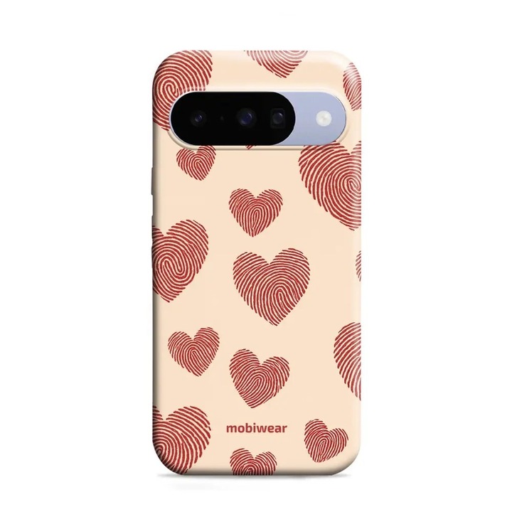 Husa telefon rezistenta Mobiwear Elite Pro, Google Pixel 10, design elegant, protectie maxima, bej, set 1x husa