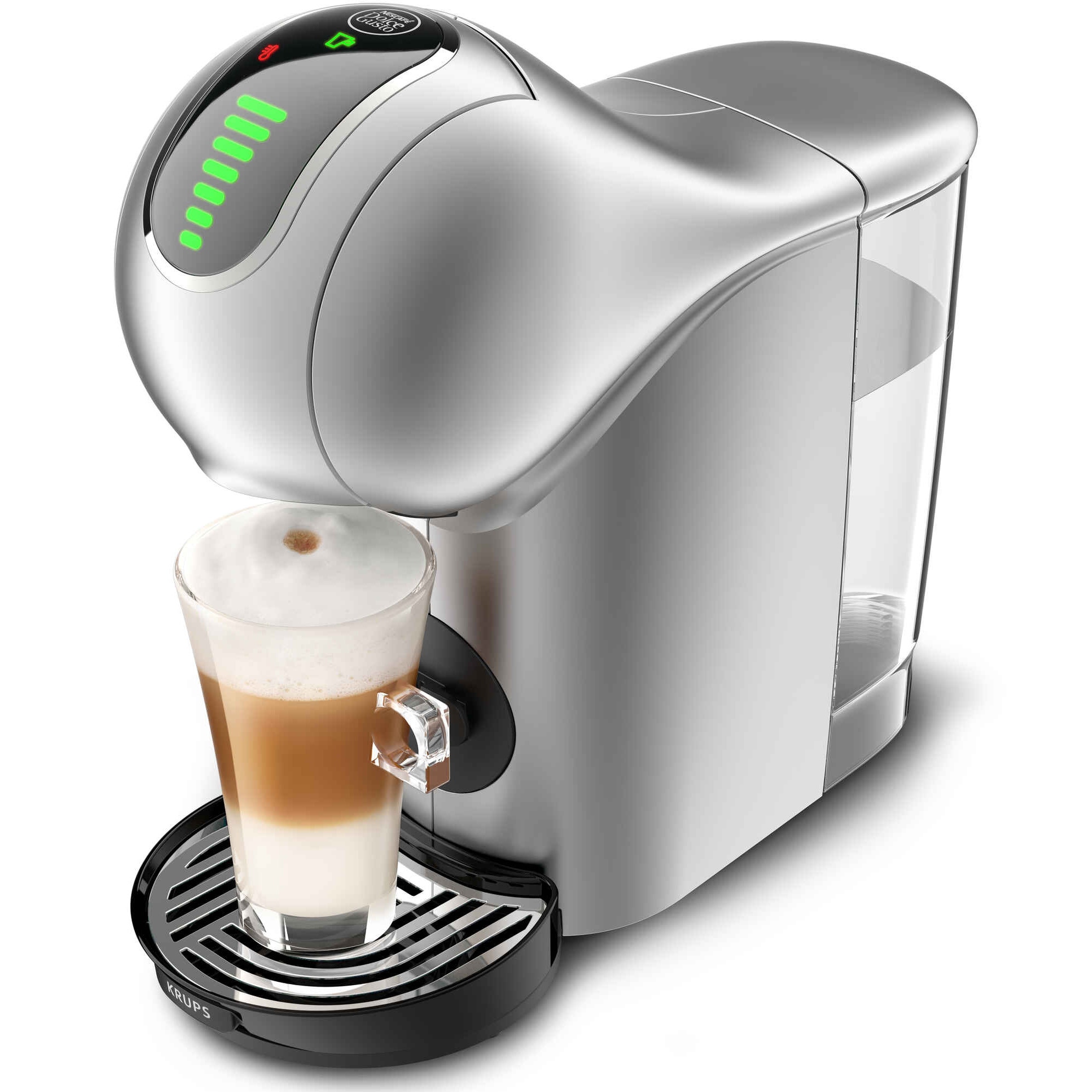 Espressor cu capsule Krups NESCAFÉ® Dolce Gusto® Genio S Touch KP440E10, 1500W, 15 bari, capacitate rezervor 0.8 L, peste 30 de bauturi calde sau reci, functie Hot & Cold, functie