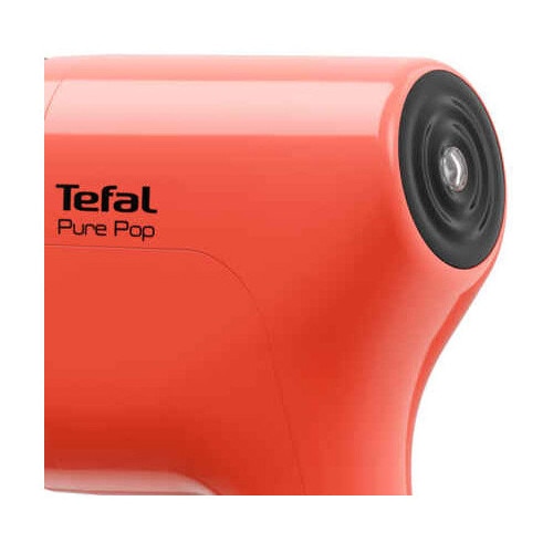 Aparat de calcat vertical cu abur Tefal Pure Pop DT2022E1, 1300W, abur variabil pana la 20g/min, recipient apa 70 ml detasabil, paduri reversibile, incalzire rapida 15 secunde, rosu