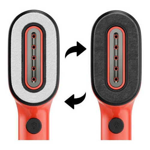Aparat de calcat vertical cu abur Tefal Pure Pop DT2022E1, 1300W, abur variabil pana la 20g/min, recipient apa 70 ml detasabil, paduri reversibile, incalzire rapida 15 secunde, rosu