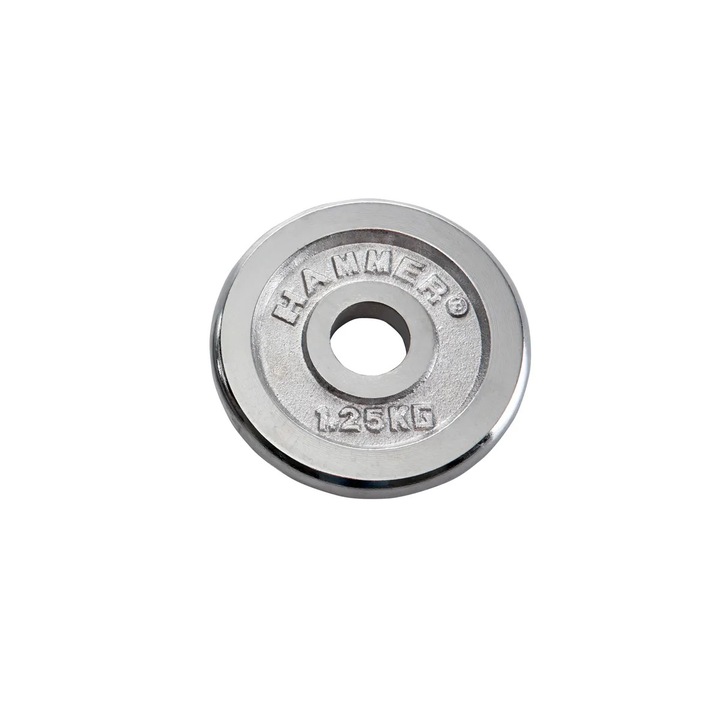 Disc de Greutate Otel Cromat Hammer 30 mm - 1.25 kg