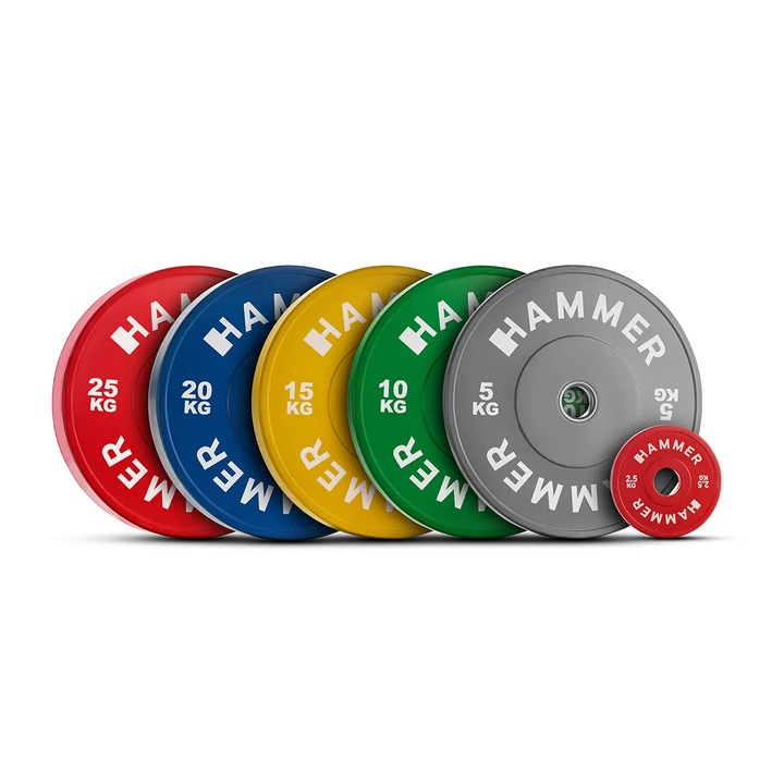 Disc Fractional Cauciucat Olympic Hammer - 5 kg