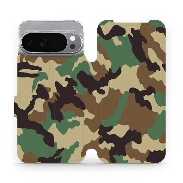 Husa flip Mobiwear pentru Google Pixel 10 Pro XL, design elegant, rezistent la socuri si zgarieturi, multicolor