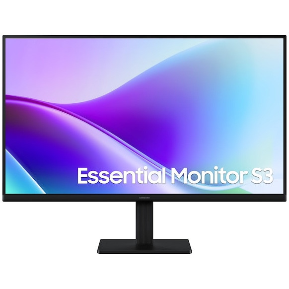 Monitor LED IPS Samsung Essential S3 S32GF 27", FHD (1920 x 1080), 120Hz, 5ms, interfata HDMI, mod Eye Saver & Flicker Free, VESA, Negru