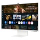 Монитор VA LED Samsung Smart M8, 32", 4K UHD (3840 x 2160), 60Hz, 4ms, HDMI/USB-C, Eye Saver, Flicker Free, Smart TV Apps, Бял
