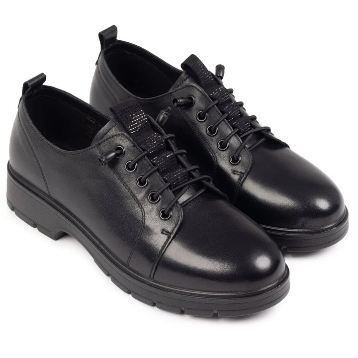 Pantofi casual, dama Pass Collection, X430011A, piele naturala, 36