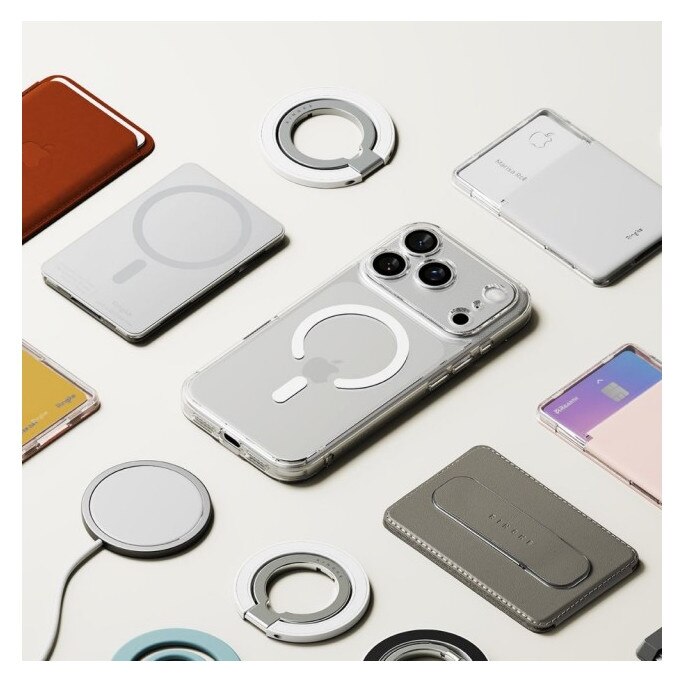 Husa Ringke Fusion MagSafe Pentru iPhone 17 Pro Max, Protectie la Camere, Colturi Intarite, Tehnologie MagSafe, Transparenta