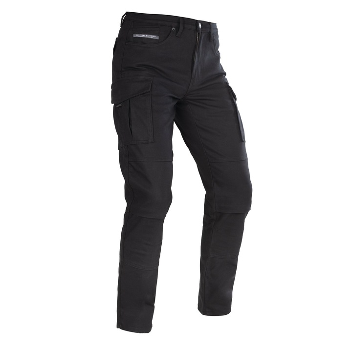 Pantaloni sport barbati, Oxford, cargo, negru