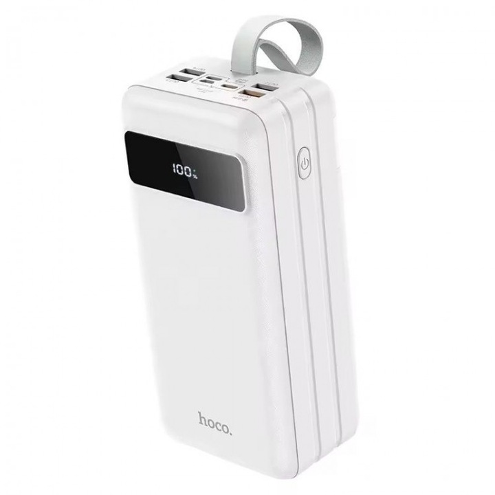 Külső akkumulátor Powermaster, Power Delivery (PD) - Quick Charge 3.0, 22.5W, 60.000 mAh, fehér