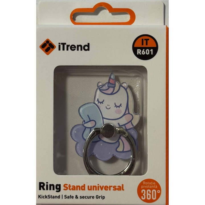 Gyűrűs tartó Univerzális Itrend It-R601, 360 fokban forgatható telefontartó Unicornmov