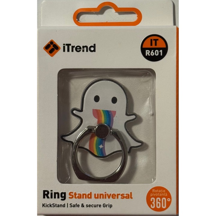 Itrend It-R601 Univerzális Gyűrűs Állvány, 360 fokban Forgatható Telefontartó Fantoma