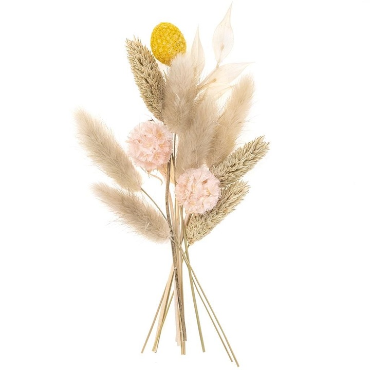 Mini buchet flori uscate DALPRINT, 20cm