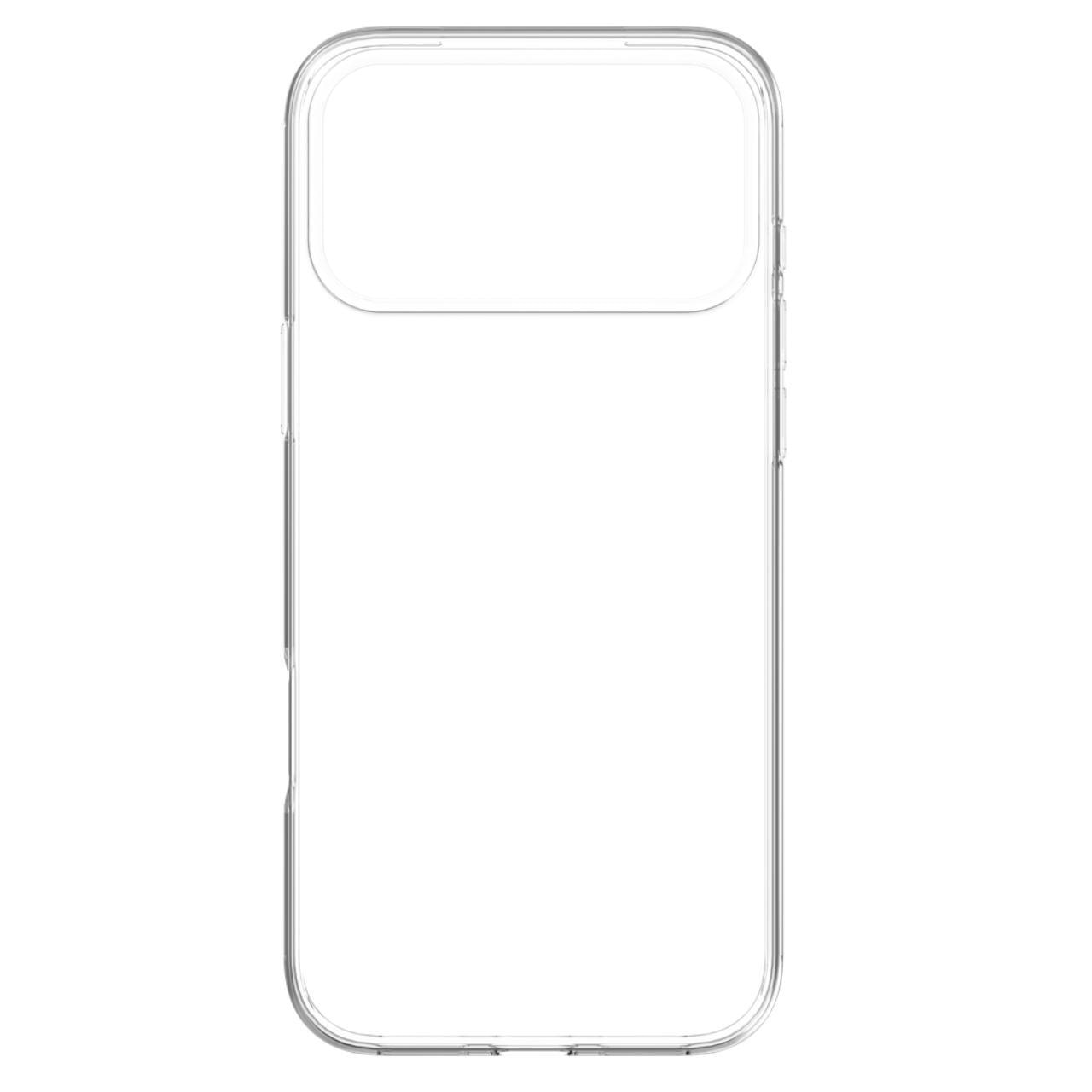Husa Devia Silicon Naked compatibila cu iPhone 17 Pro Transparent