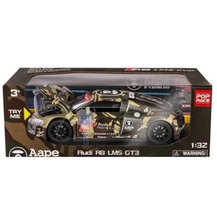 DAFFI 1:32 Audi R8 LMS 2015 #88 modellautó, kamuflázs