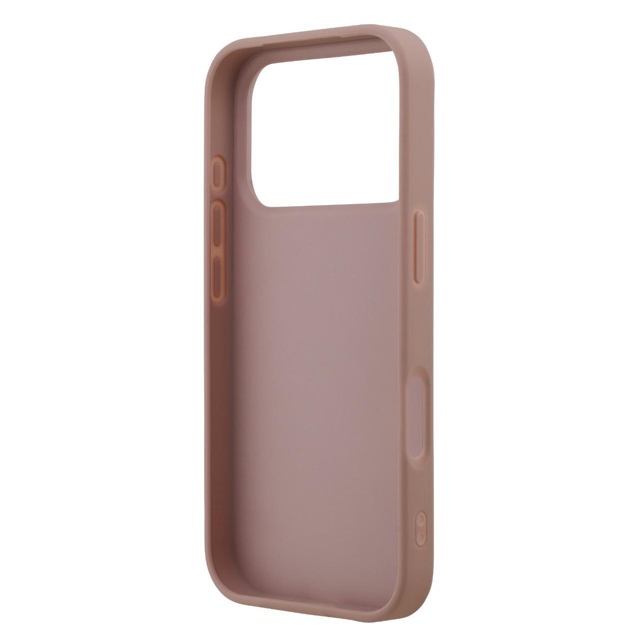 Husa pentru iPhone 17 Pro Max - Guess Fixed Glitter Big 4G (GUHCP17XHG4SGP) - Pink