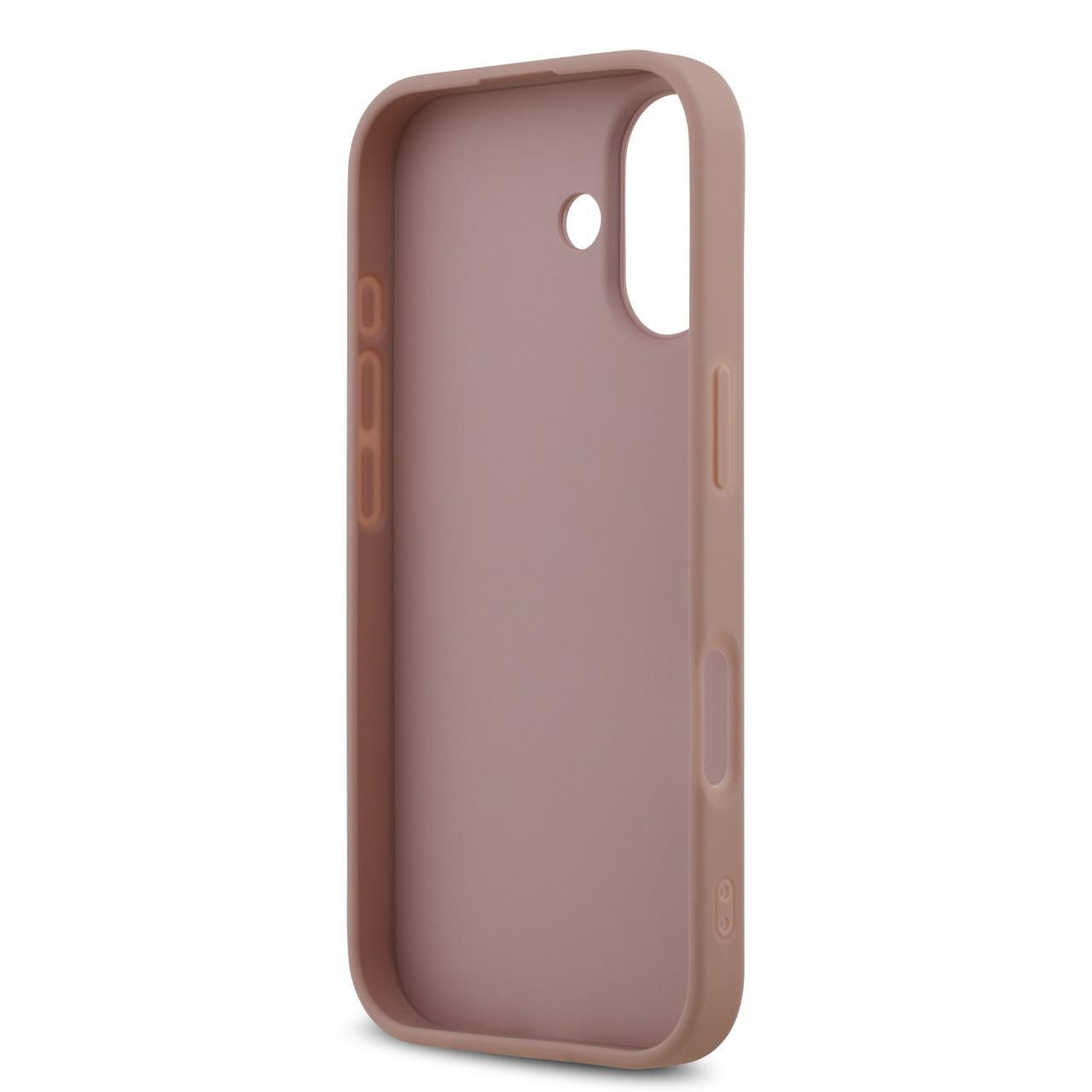 Husa pentru iPhone 17 - Guess Fixed Glitter Big 4G (GUHCP17SHG4SGP) - Pink