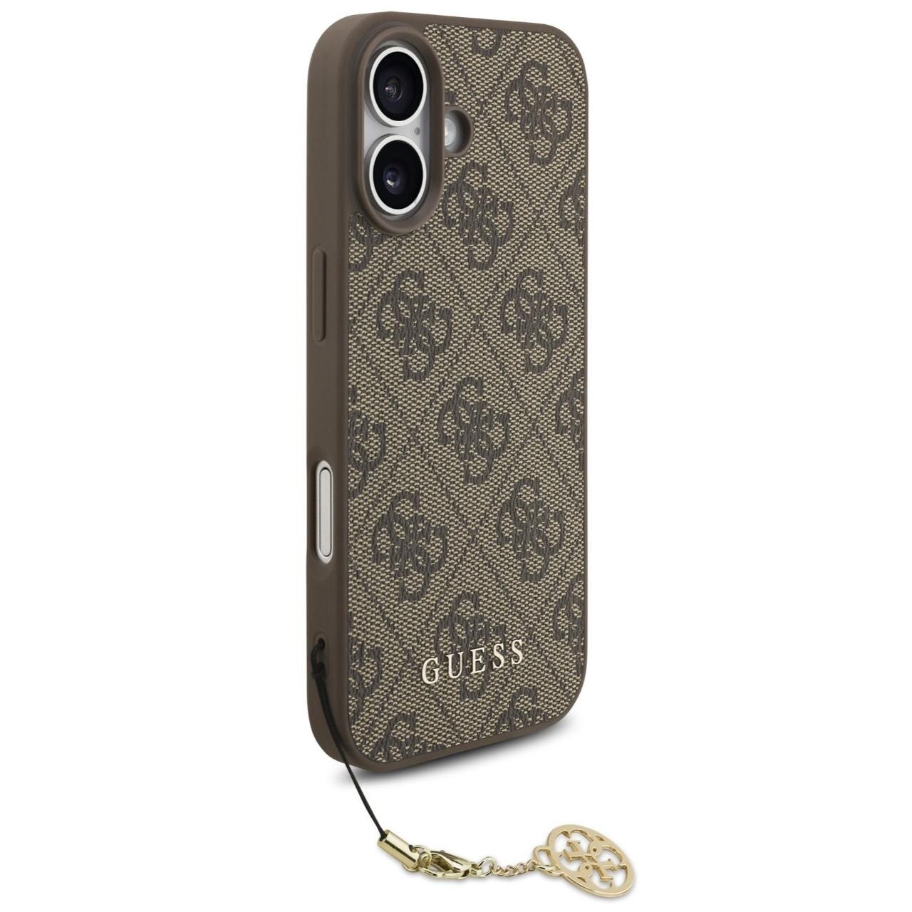 Husa Guess 4G Charm Tone on Tone compatibila cu iPhone 17 Maro