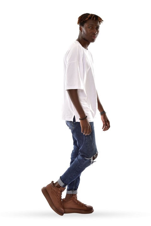 Férfi csizmák, Műbőr, Chekich, 363130, Sötétbarna