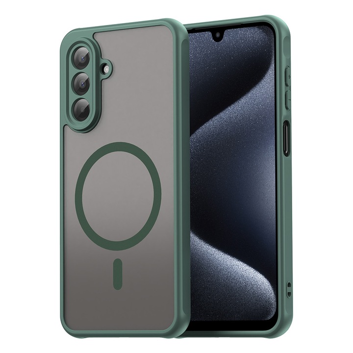 Husa pentru Samsung Galaxy A17 5G - Techsuit HaloFrost II MagSafe - Zöld