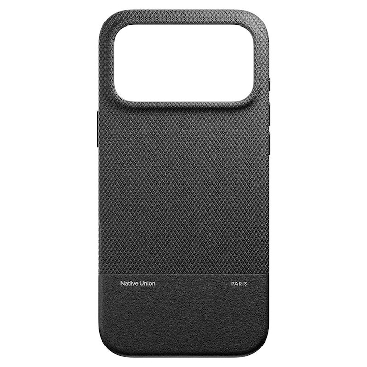 Калъф Native Union (RE)Classic съвместим с iPhone 17 Pro Max, Черен