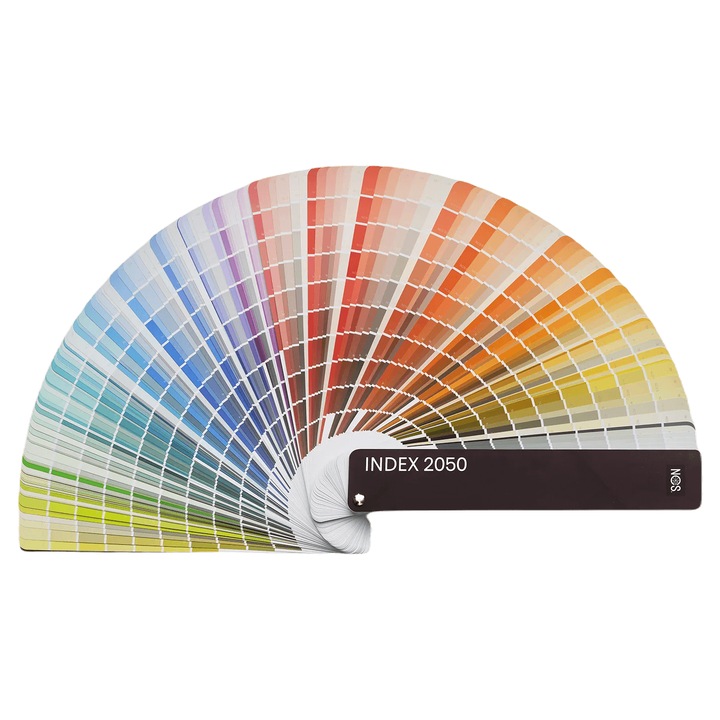 Paletar de culori NCS Index 2050, evantai, 2050 nuante, hartie