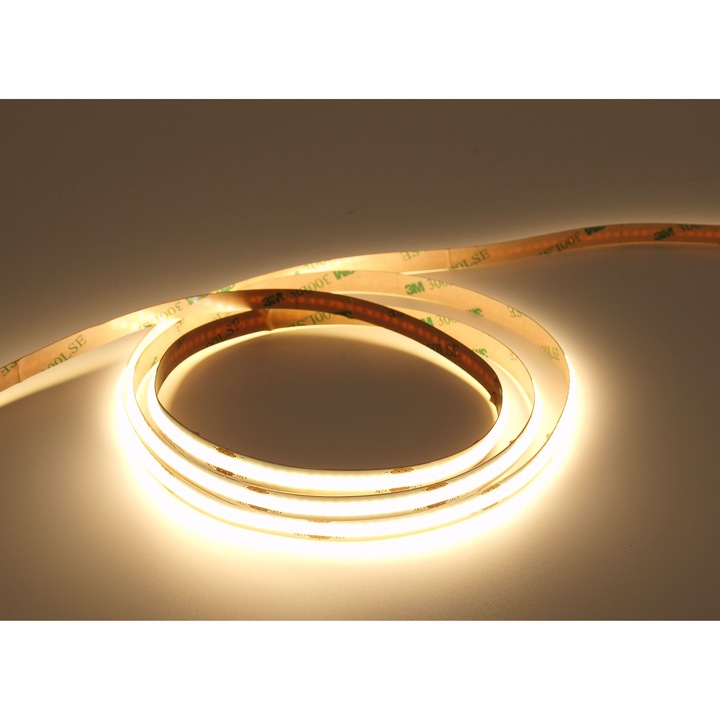Banda LED COB 5W/m, 12V, 4000K, 5m, MW Lighting