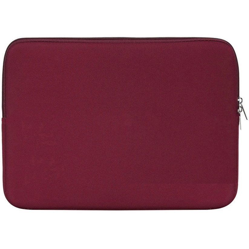 Etui laptop 13-14 inch, rosu, material poliester, interior cu spuma 5-6 mm, set de protectie