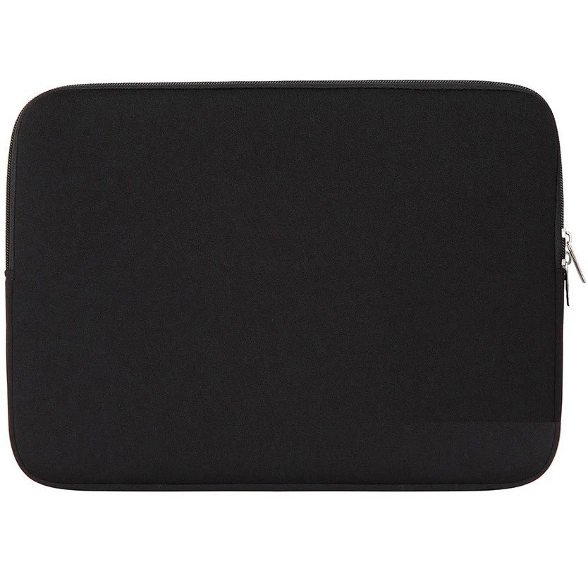 Etui laptop 13-14 inch, negru, material poliester, interior cu spuma 5-6 mm, design subtire