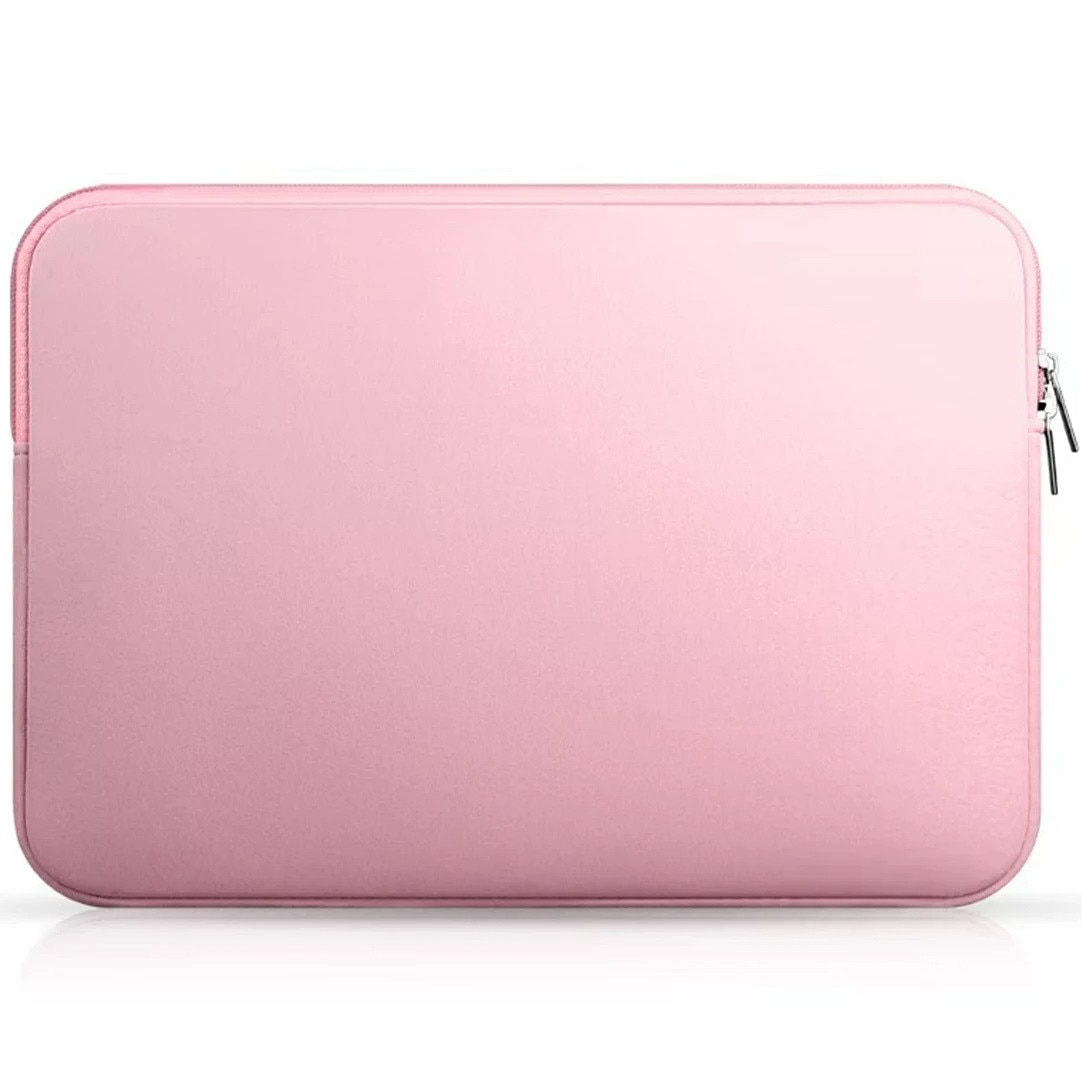 Etui laptop 13-14 inch, rozpink, material poliester, dimensiuni 32,5x23x1,8 cm, set accesorii