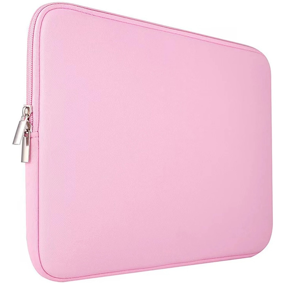 Etui laptop 13-14 inch, rozpink, material poliester, dimensiuni 32,5x23x1,8 cm, set accesorii