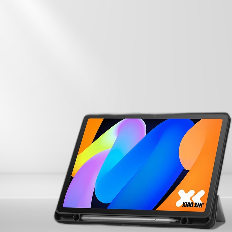 Husa tableta, ERBORD, pentru Lenovo Idea Tab 11", gri, protectie 360, functie suport
