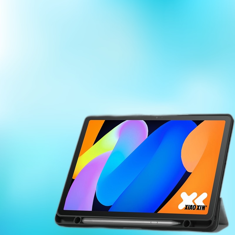 Husa tableta, ERBORD, pentru Lenovo Idea Tab 11", gri, protectie 360, functie suport
