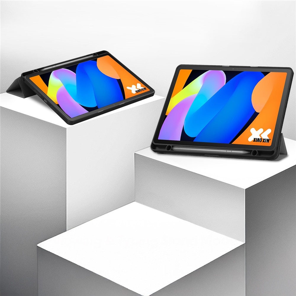 Husa tableta, ERBORD, pentru Lenovo Idea Tab 11", gri, protectie 360, functie suport