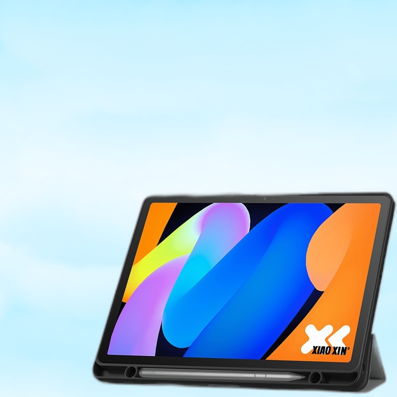 Husa tableta, ERBORD, pentru Lenovo Idea Tab 11", gri, protectie 360, functie suport