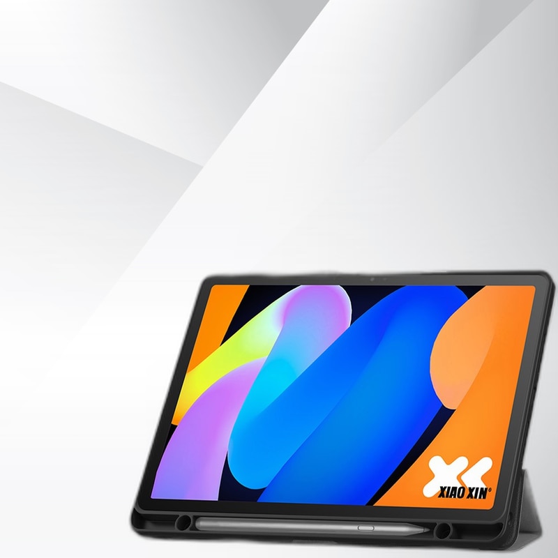 Husa tableta, ERBORD, pentru Lenovo Idea Tab 11", gri, protectie 360, functie suport