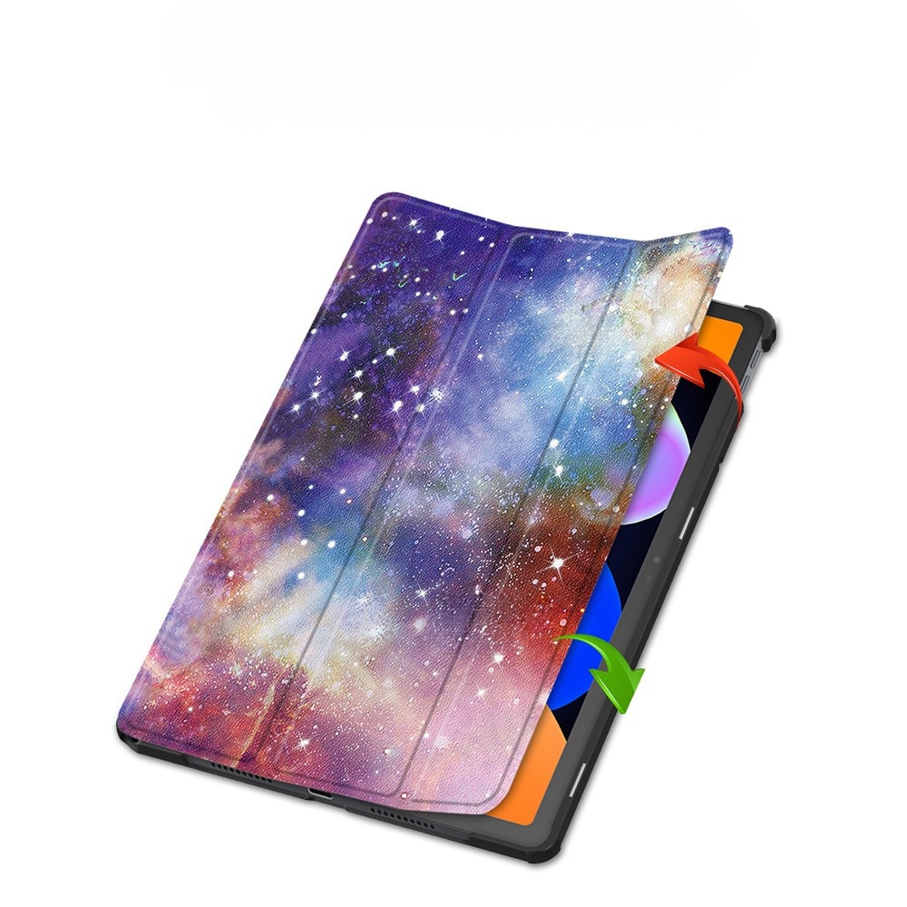 Husa tableta XGSM pentru Lenovo Idea Tab 11" 2025 TB336FU TB336ZU, Smartcase, functie suport, design Galaxy