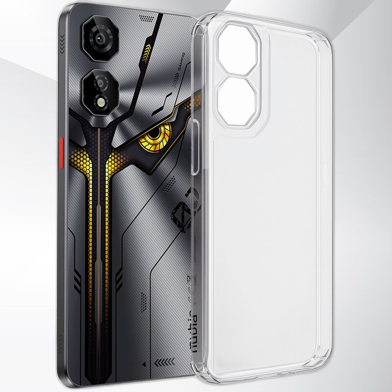 Husa telefon ERBORD pentru Nubia Neo 2 5G, transparenta, design minimalist, protectie ridicata