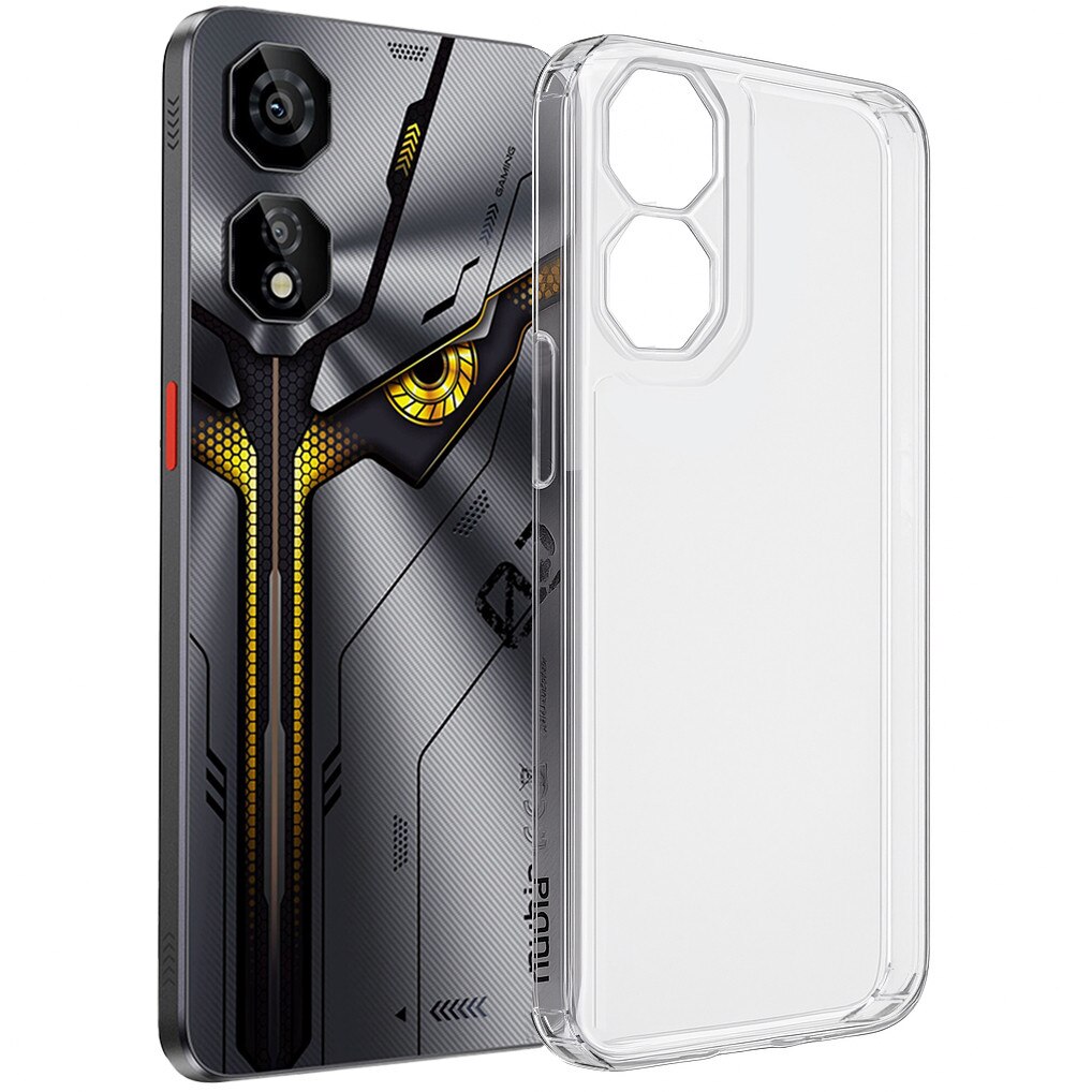 Husa telefon ERBORD pentru Nubia Neo 2 5G, transparenta, design minimalist, protectie ridicata