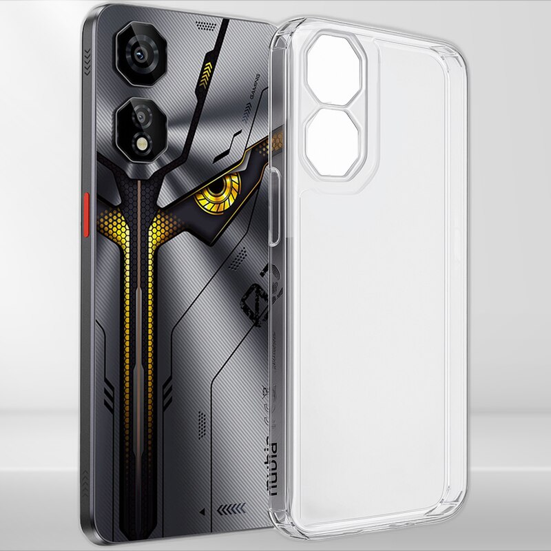 Husa telefon ERBORD pentru Nubia Neo 2 5G, transparenta, design minimalist, protectie ridicata