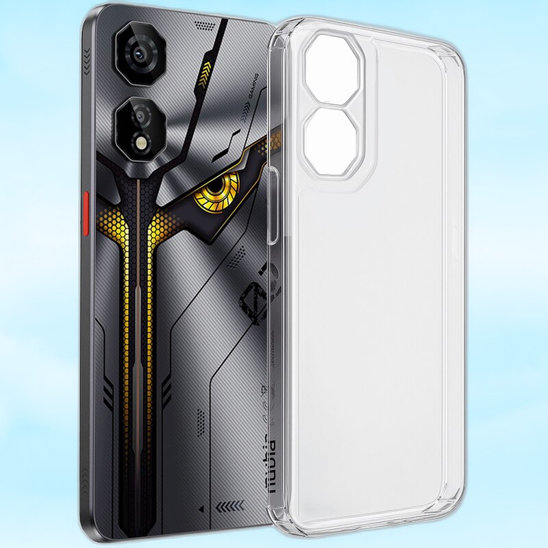 Husa telefon ERBORD pentru Nubia Neo 2 5G, transparenta, design minimalist, protectie ridicata