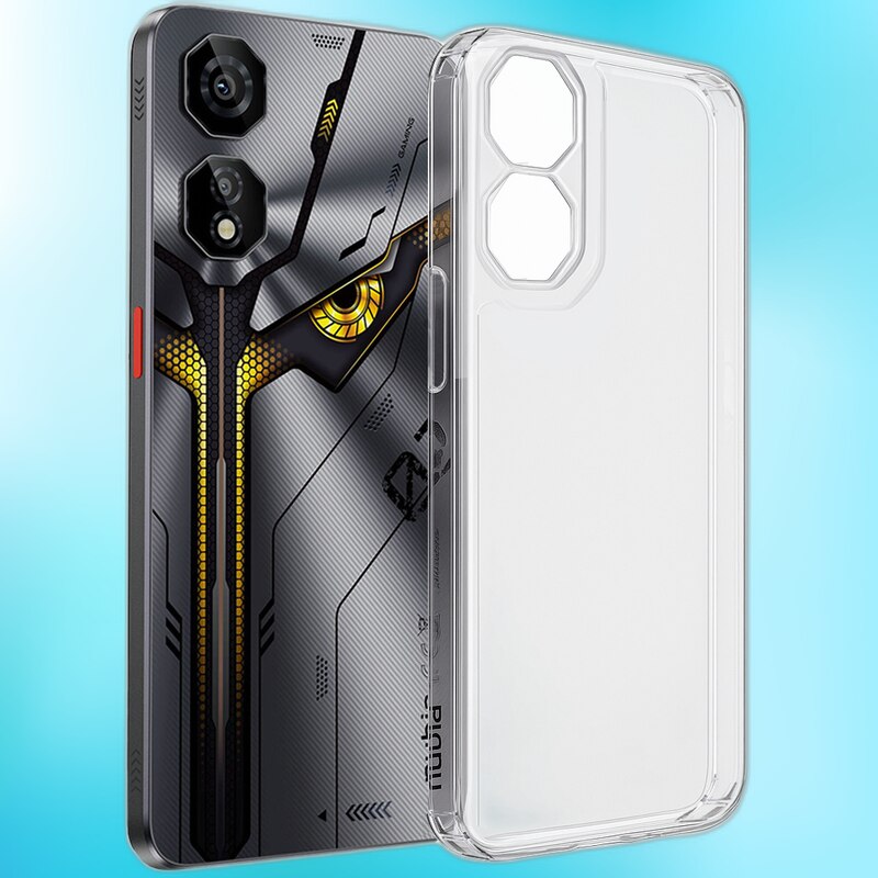 Husa telefon ERBORD pentru Nubia Neo 2 5G, transparenta, design minimalist, protectie ridicata
