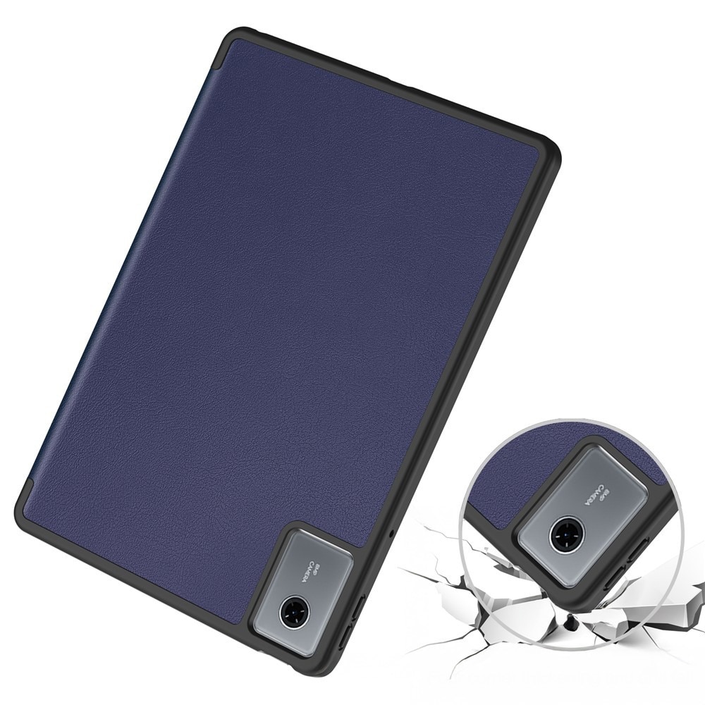 Husa tableta ERBORD pentru Lenovo Idea Tab 11" 2025 TB336FU TB336ZU, cu slot pentru stylus, neagra, protectie 360, functie suport tri-fold