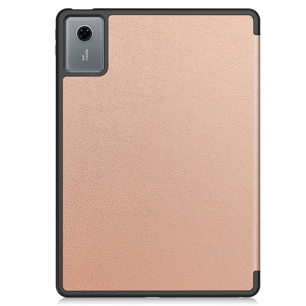 Husa tableta ERBORD pentru Lenovo Idea Tab 11" 2025 TB336FU TB336ZU, auriu-roz, cu slot pentru stylus, protectie 360, functie suport tri-fold