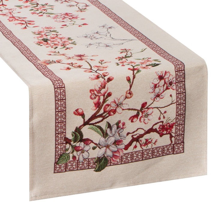 Fata de masa THAI 40 x 100 crem Eurofirany