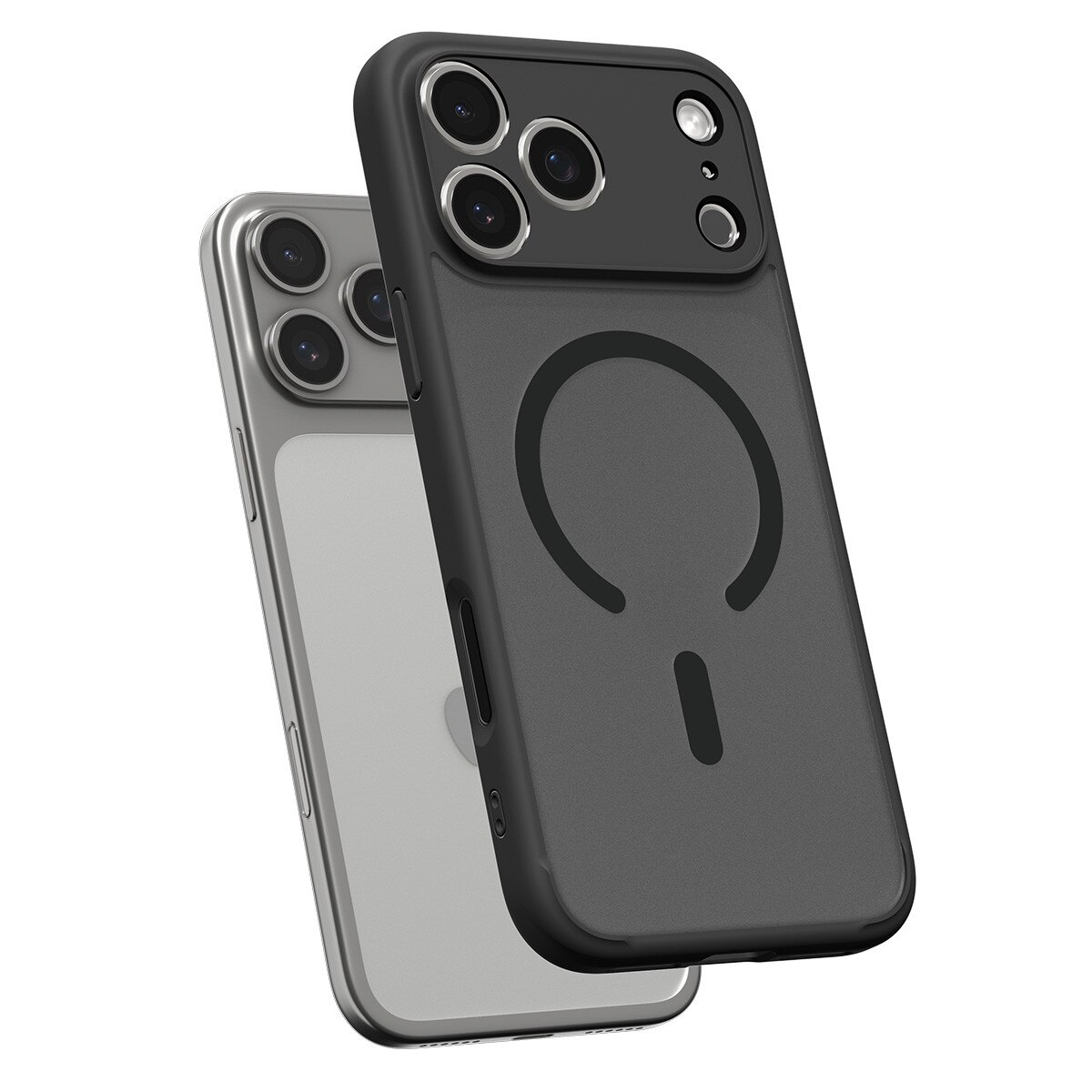 Husa Spigen pentru iPhone 17 Pro Max, Ultra Hybrid MagSafe, Negru Frost