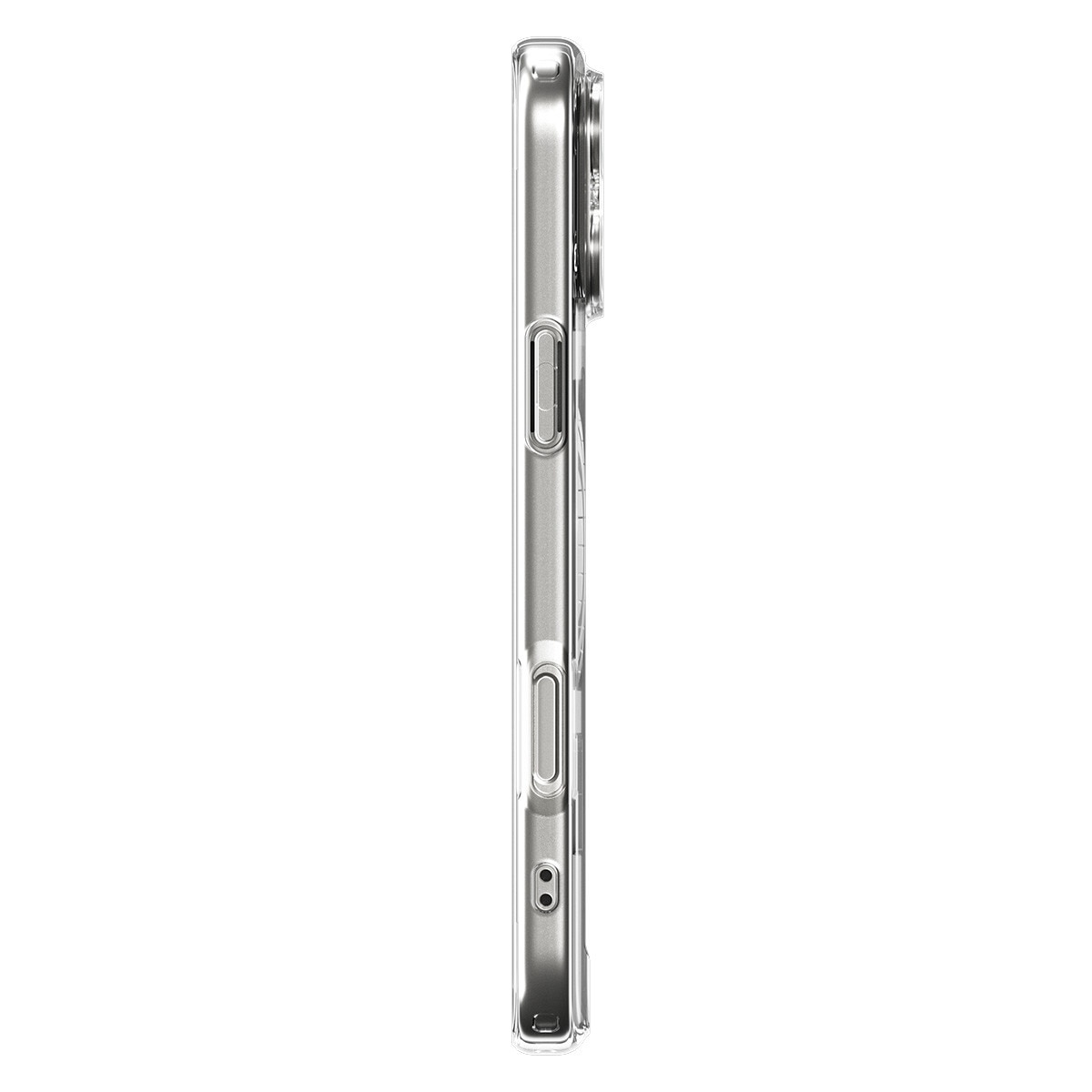 Carcasa Spigen Ultra Hybrid cu Magsafe compatibila cu iPhone 17 Pro, Clear/White