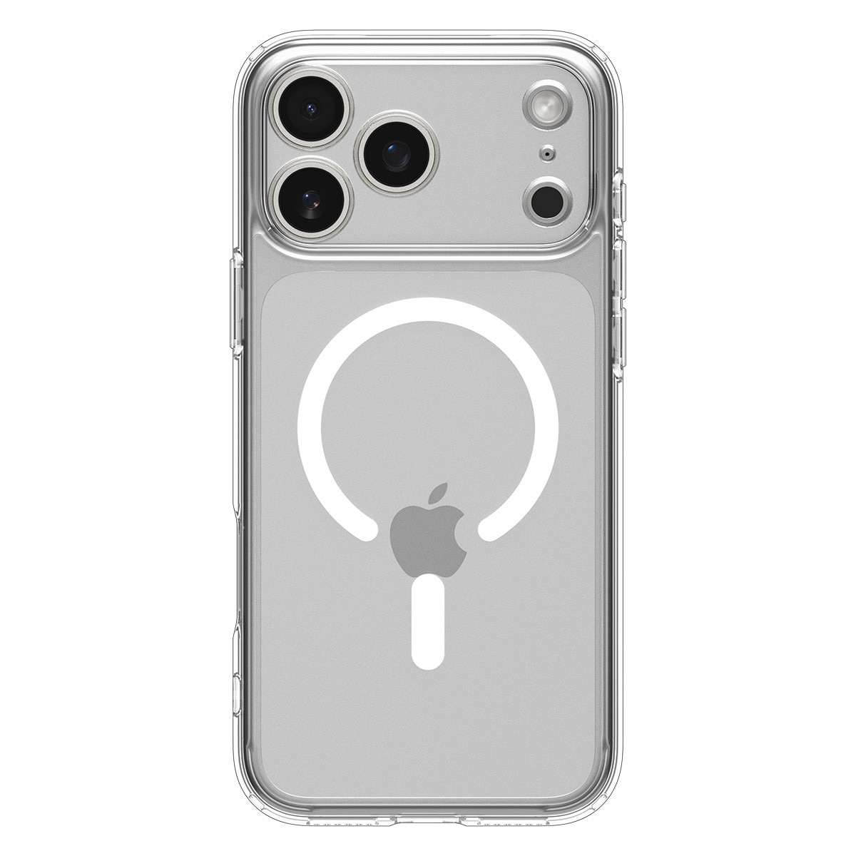 Carcasa Spigen Ultra Hybrid cu Magsafe compatibila cu iPhone 17 Pro, Clear/White
