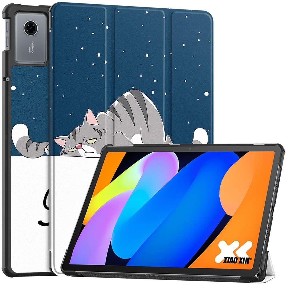Husa tableta XGSM pentru Lenovo Idea Tab 11" 2025, cu functie de suport, design motiva Cat, slim